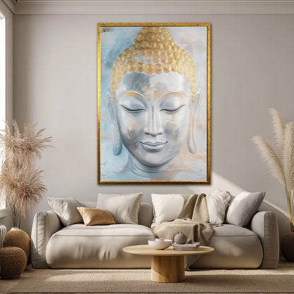 Buddha Canvas Print - Modern Zen Wall Art Decor