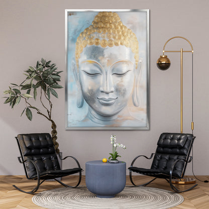 Buddha Canvas Print - Modern Zen Wall Art Decor