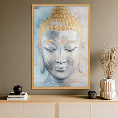Buddha Canvas Print - Modern Zen Wall Art Decor