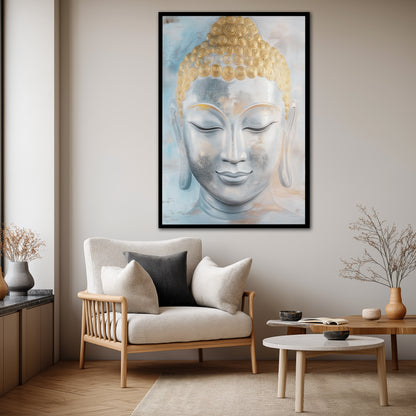 Buddha Canvas Print - Modern Zen Wall Art Decor