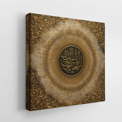 Islamic Calligraphy Canvas Art - Luxury Hallway Decor