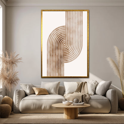 Mid-Century Modern Bohemian Canvas Art - Luxury Home Decoration
