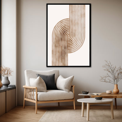 Mid-Century Modern Bohemian Canvas Art - Luxury Home Decoration