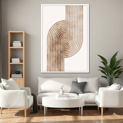 Mid-Century Modern Bohemian Canvas Art - Luxury Home Decoration