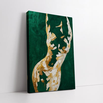 Abstract Female Silhouette Canvas Art - Modern Home Decor