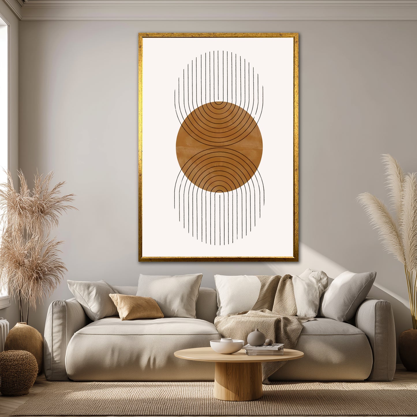Mid-Century Modern Bohemian Canvas Wall Art - Luxury Home Decoration