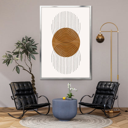 Mid-Century Modern Bohemian Canvas Wall Art - Luxury Home Decoration