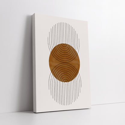 Mid-Century Modern Bohemian Canvas Wall Art - Luxury Home Decoration