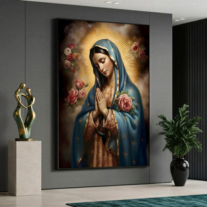 Our Lady of Guadalupe Inspired Canvas Print - Christian Home Decor