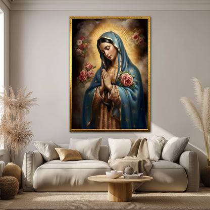 Our Lady of Guadalupe Inspired Canvas Print - Christian Home Decor