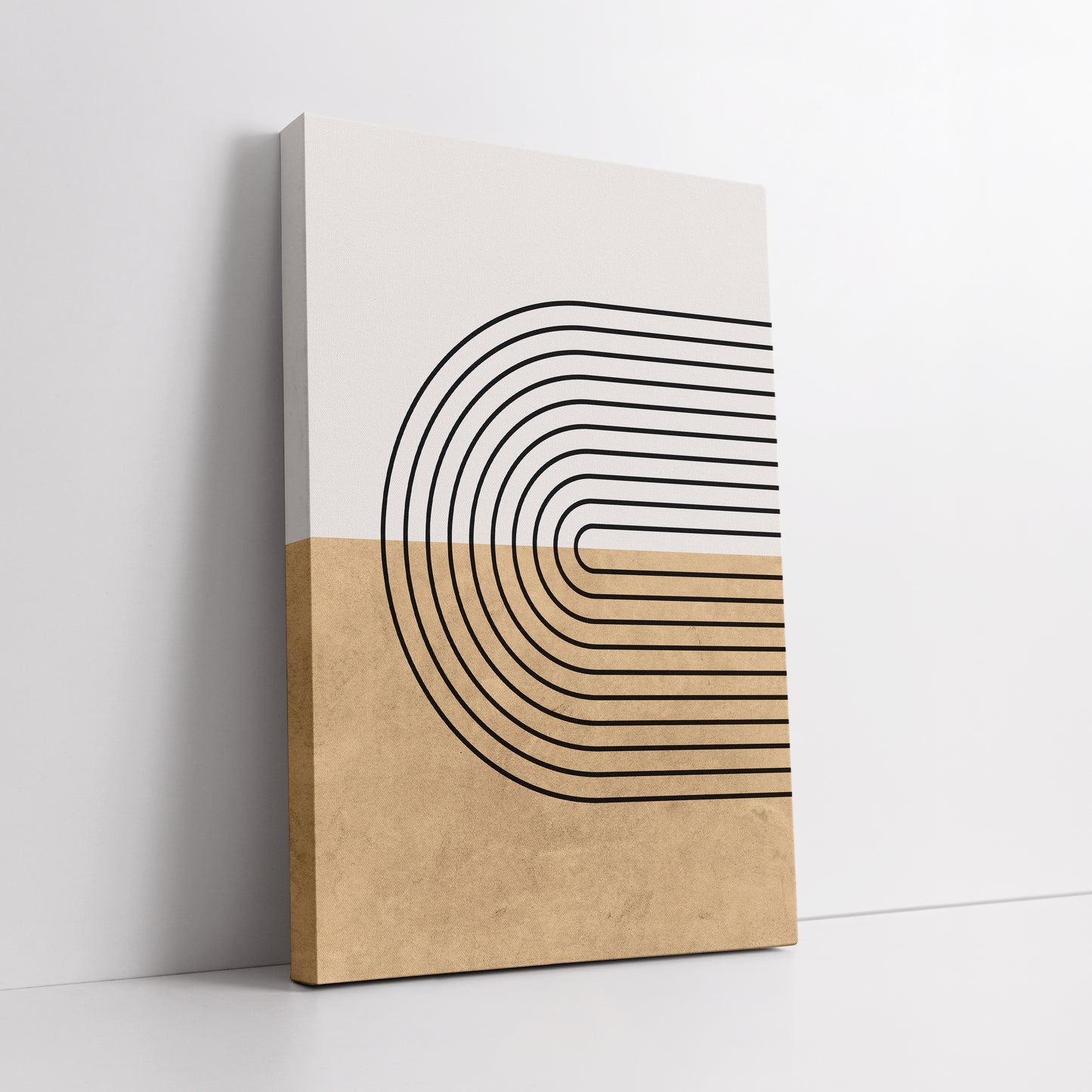 Luxury Boho Canvas Print - Mid-Century Modern Wall Art