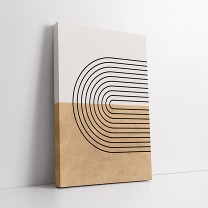 Luxury Boho Canvas Print - Mid-Century Modern Wall Art