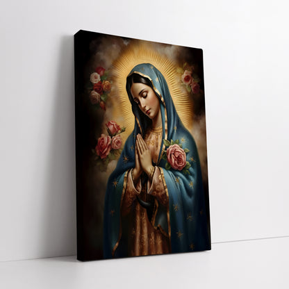Our Lady of Guadalupe Inspired Canvas Print - Christian Home Decor