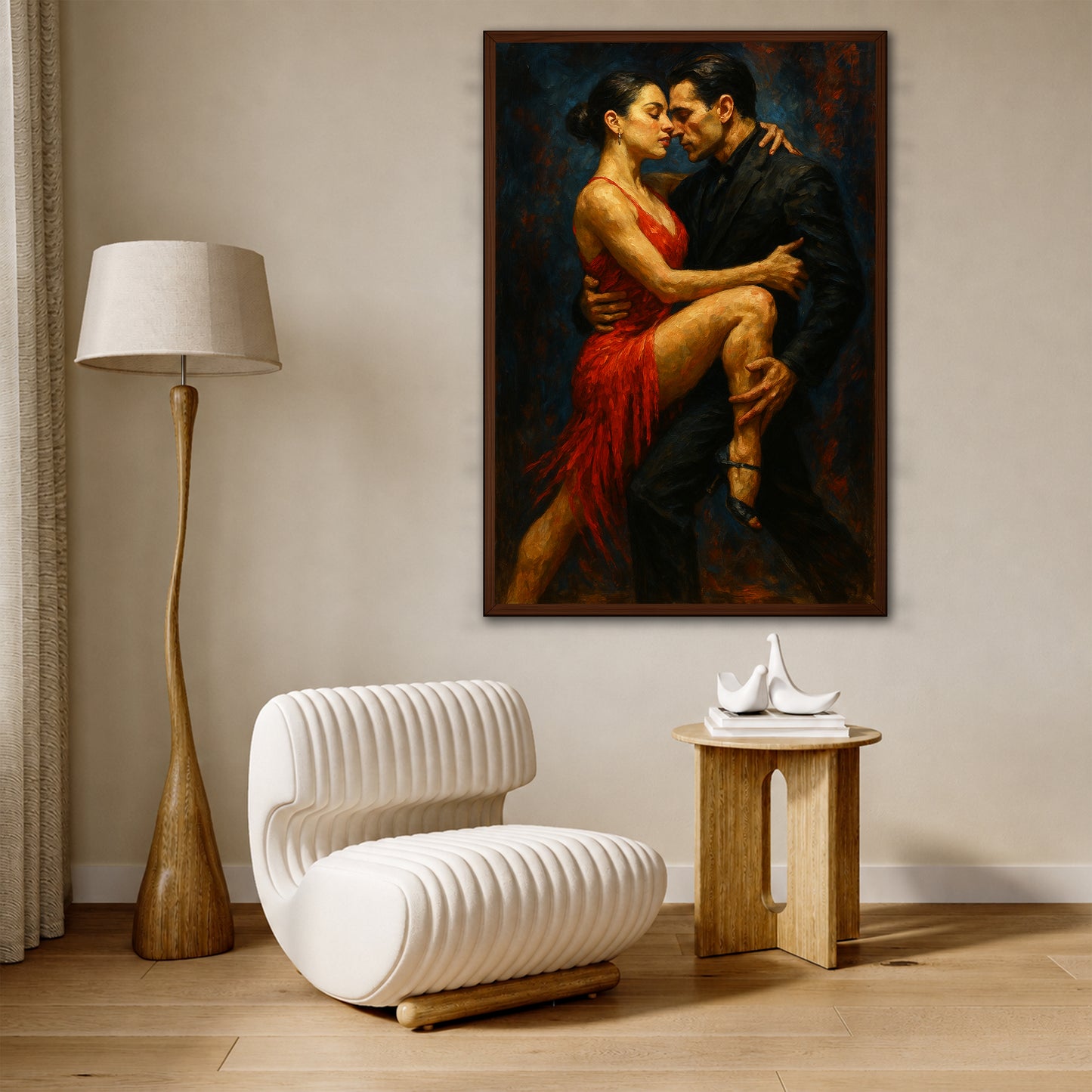 Passionate Tango Dancing Couple - Fine Art Design