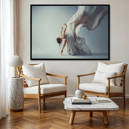 Aesthetic Ballerina Canvas Print - Graceful Modern Dance Wall Decor