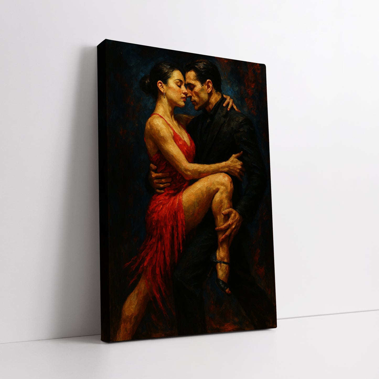 Passionate Tango Dancing Couple - Fine Art Design